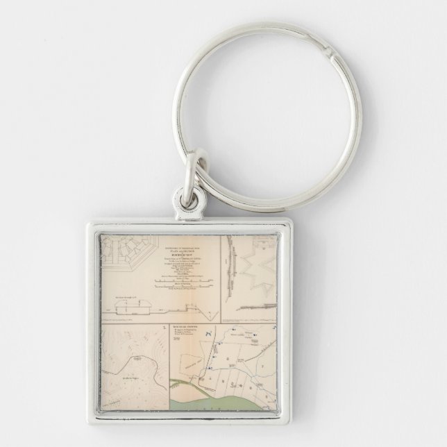 Ft Donelson, Memphis, Nashville Key Ring (Front)