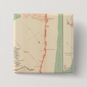 Ft Fisher 15 Cm Square Badge