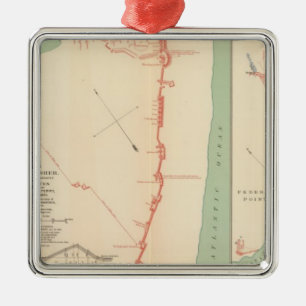 Ft Fisher Metal Tree Decoration