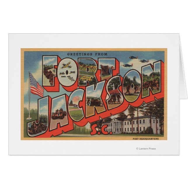 Ft. Jackson, South Carolina - Large Letter Scene (Front Horizontal)