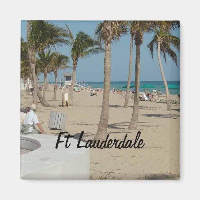 Ft Lauderdale Beach Magnet (Front)