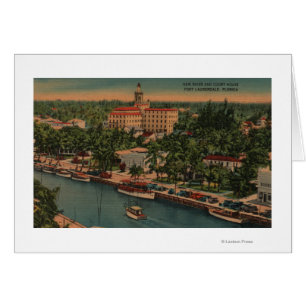 Ft. Lauderdale, FL - View of New River & Court
