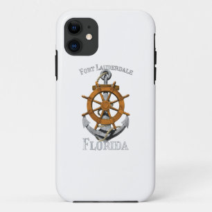 Ft. Lauderdale Florida Keys Vacation Nautical Anch iPhone 11 Case