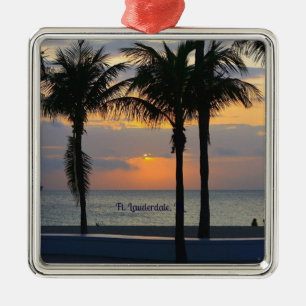 Ft. Lauderdale Sunrise Metal Tree Decoration