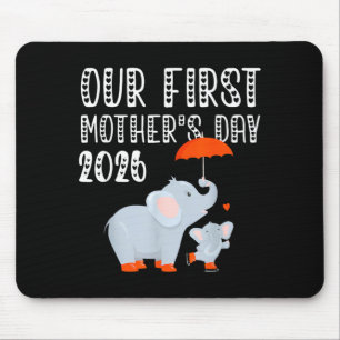 Ft Mothers Day 2026 Elephant Funny Mummy New Mum Mouse Pad