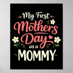 Ft Mothers Day Cute 1st Time Mum EST 2026 New Poster