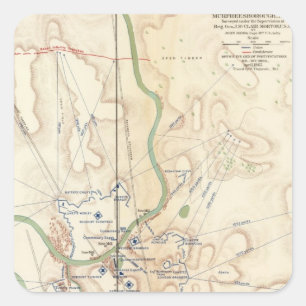 Ft Rosecrans, Tenn Square Sticker