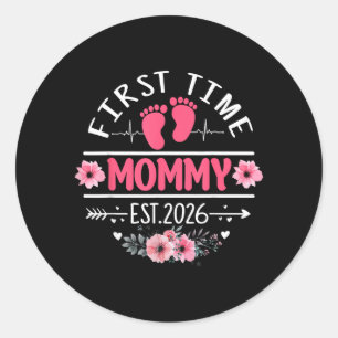 Ft Time Mummy 2026 Mothers Day Soon to Be Mum Classic Round Sticker