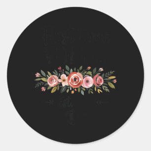 Ft Time Mummy 2027 Mothers Day Promoted to Mummy Classic Round Sticker