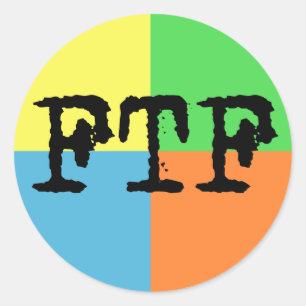 FTF CLASSIC ROUND STICKER