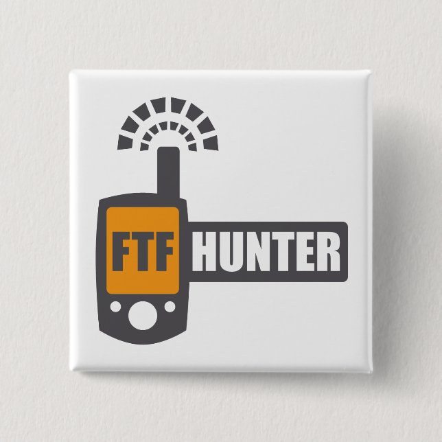 FTF Hunter 15 Cm Square Badge (Front)