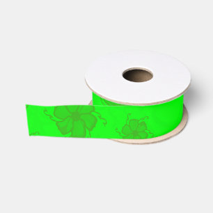 FTF Monochrome Grosgrain Ribbon in Green