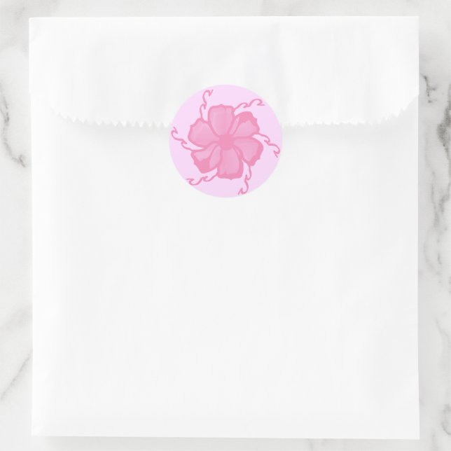 FTF Monochrome Sticker Seals in Light Pink (Bag)