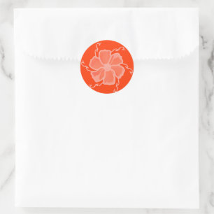 FTF Monochrome Stickers in Orange