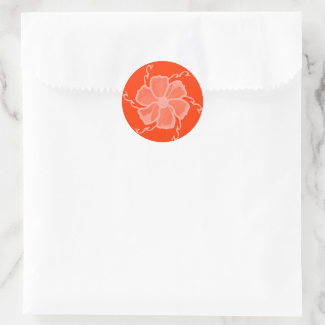 FTF Monochrome Stickers in Orange (Bag)