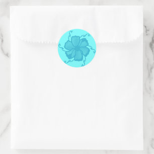 FTF Monochrome Stickers in Teal