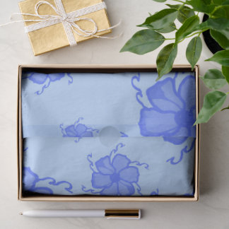 FTF Monochrome Tissue Paper in Blue