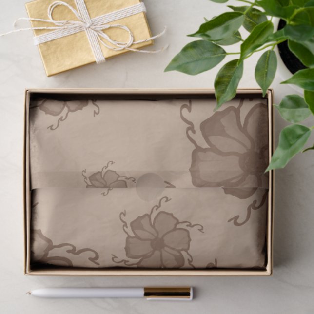 FTF Monochrome Tissue Paper in Earth Tones (Gift)