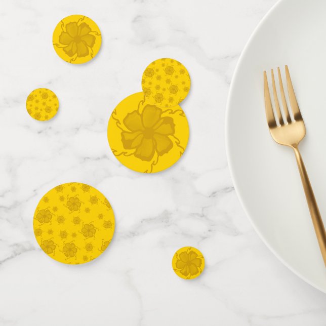 FTF Party Confetti in Yellow (Group)