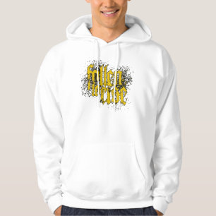 FTR Logo yellow on white Hoodie