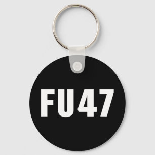 Fu47 Funny Anti Trump 2024 Patriotic American Flag Key Ring