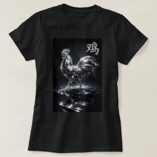 Fu Chinese Zodiac Year of the Rooster 0046427 T-Shirt