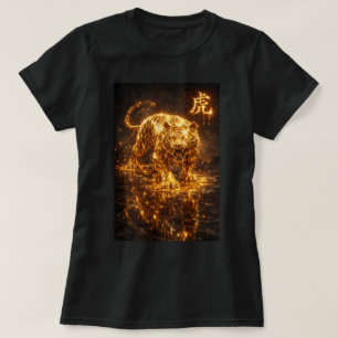 Fu Chinese Zodiac Year of the Tiger 0046469 T-Shirt