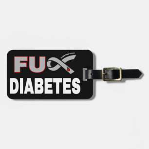 FU Diabetes Luggage Tag