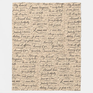 Fu Luck and Happiness 0046227 Fleece Blanket