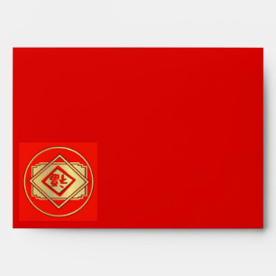 Fu Luck China A4 Envelope