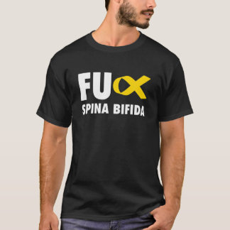 FU Spina Bifida Yellow Ribbon - Spina Bifida T-Shirt