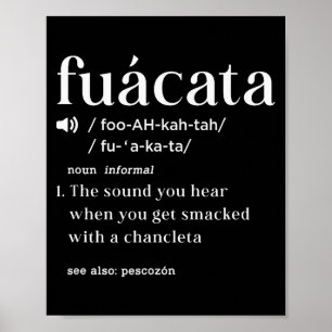 Fuacata Definition Funny Cuban Miami Cuban Cuba Hi Poster