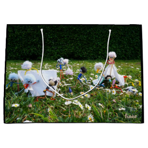 Fubbies camping with vacation. large gift bag
