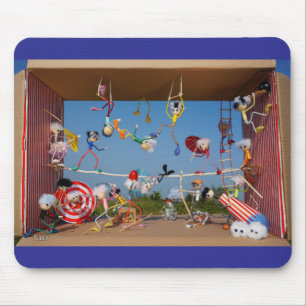 Fubbies in the Circus with all kinds of acts. Mouse Pad
