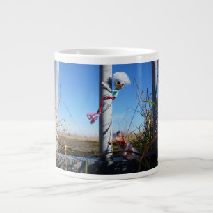 Fubby fantasy, fleeing an animal. large coffee mug