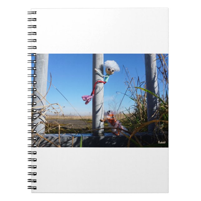 Fubby fantasy, fleeing an animal. notebook (Front)