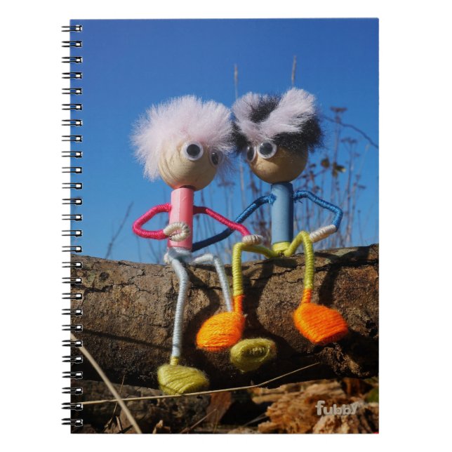 Fubby pair that's romantically in love. notebook (Front)
