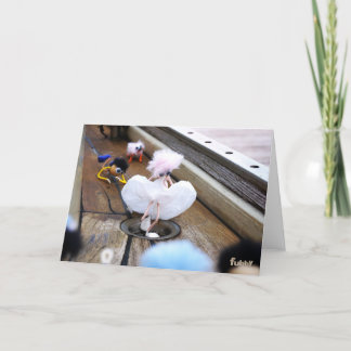 Fubby puppet dressed as Marilyn Monroe dressed. Thank You Card