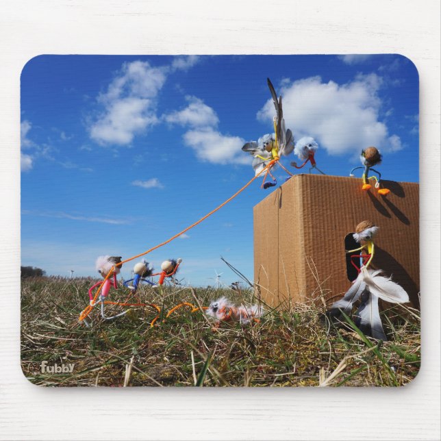 Fubby's about to fly. mouse pad (Front)