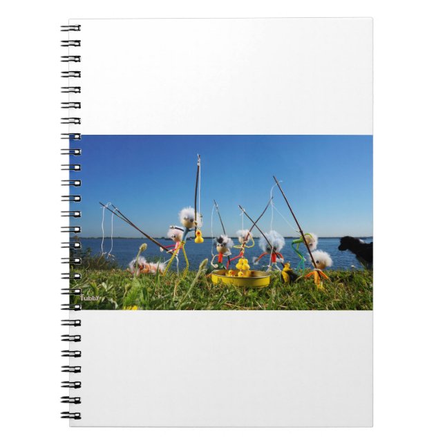 Fubby's active in the angling game. notebook (Front)