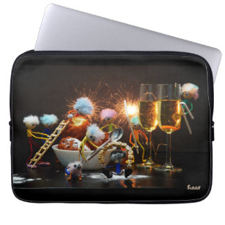 Fubby's at New Year's during the holidays. Laptop Sleeve