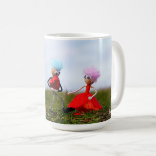 Fubby's in a romantic mood with love hearts. coffee mug