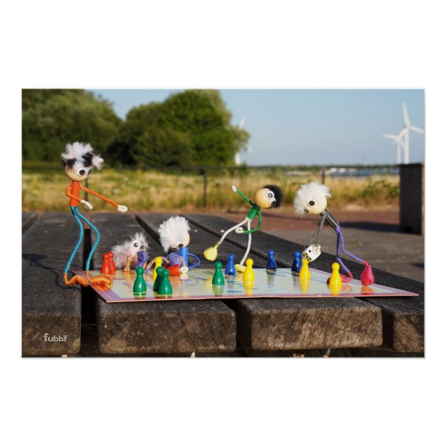 Fubby's playing "Man doesn't make you worse!" Poster (Front)