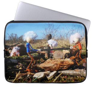 Fubby's timber mill. laptop sleeve