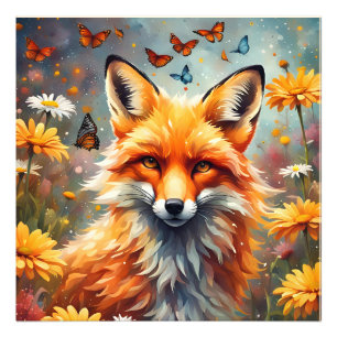 Fuchs auf der Wiese Photo Print