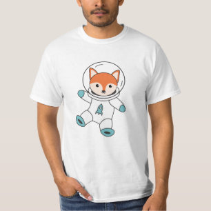 Fuchs Flies In Space As An Astronaut Rocket T-Shirt