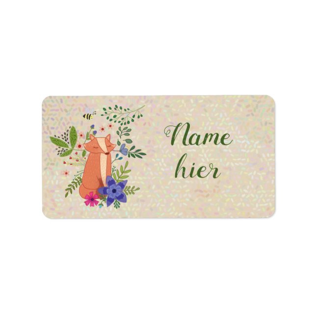 Fuchs im Wald Label (Front)