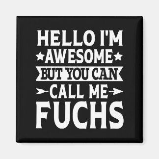 Fuchs Surname Call Fuchs Family Team Last Name Magnet