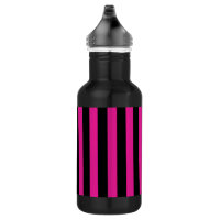 Fuchsia and black candy stripes
