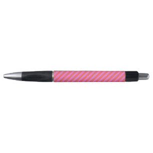 Fuchsia and living coral five stripes pattern